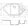 Мойка OMOIKIRI SAKAIME 105C-BL Tetogranit/черный 4993123