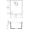 Мойка OMOIKIRI BOSEN 38-U-CH Tetogranit/шампань 4993247