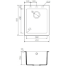 Мойка OMOIKIRI BOSEN 41-PL Tetogranit/платина 4993218