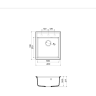 Мойка OMOIKIRI DAISEN 46-BL Artgranit/Черный 4993614