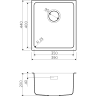 Мойка OMOIKIRI TADZAVA 39-U/I-LG нерж.сталь/светлое золото 4993262