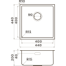 Мойка OMOIKIRI TADZAVA 44-U/I-LG Ultra нерж.сталь/светлое золото 4993264